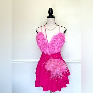 Top: Zara (L); Skirt: (L); Purse 👛 Steve Madden